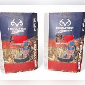 Realtree Americana Camo Low Back Seat Covers, Set of 2